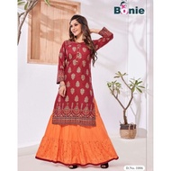 Fiana by Bonie -   XL Long kurti with long skirt