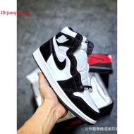 i6i9 Nike Air Jordan 1 Mid black white Panda mens basketball shoes AJ 1 CD0461-007 IqfJ.