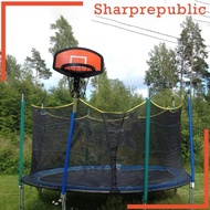 [Sharprepublic] Basketball Hoop for Trampoline Basketball Training Toy with Bracket Basketball Goal Garden All Ages Kids Backyard