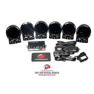 METER DEFI 248ST OBD2 TURBO SET (6PC) [OIL TEMP,OIL PRESS,WATER TEMP,BOOST,VOLT,RPM] + CONTROLLER + 