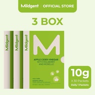 Mildgent Apple Cider Vinegar Natural 10ml -10packet halal kkm registered