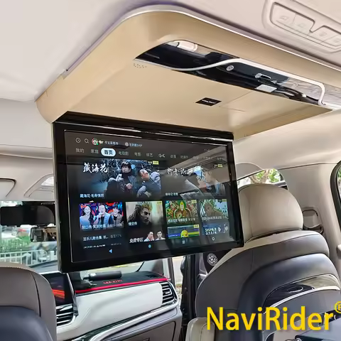 S 19 Inch Android 13 2+32GB Car Roof Monitor TV Flip Down For Mercedes - Benz Viano Video Player Uni