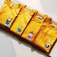 Family Tshirt Minious Set Family Baju 100%Cotton For Holiday Birthday
