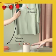 [JU] Travel Clothes Steamer Mini Steam Iron Travel Handheld Steamer Iron Clothes Wrinkle Remover with Visible Water Tank Portable Mini Ironing Machine for Dry Wet Use