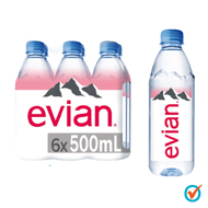 Evian Mineral Water Prestige Multipack 6 x 500ml