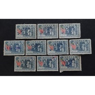 Setem 1957 Federation of Malaya 6 Cents Tapping Rubber (10 pcs RM8)