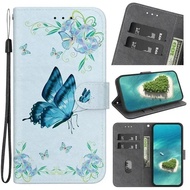 Case on Huawei nova Y70 Plus 7I 6SE 3E 5T 4E 5i Pro 5i 3 2i 3i Phone Leather Magnetic Painted Card Slots Case For Huawei NOVA 8I