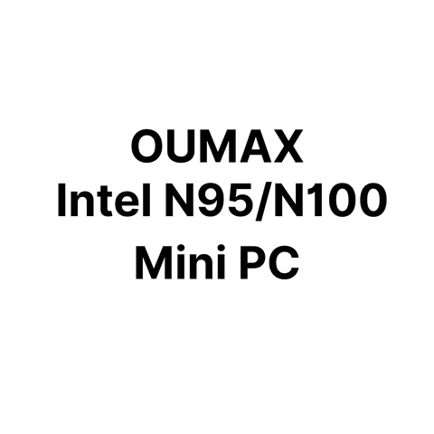OUMAX Intel N95/N100 Mini PC DDR4 3200MHz 16GB 512GB M.2 2280 SSD 1000M LAN*2 WIFI5 BT 5.0 Destop Of