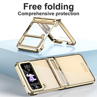Shockproof Plating Slim Casing for Samsung Galaxy Z Flip4 Z Flip5 Samsung Z Flip 4 Z Flip 5 Design P