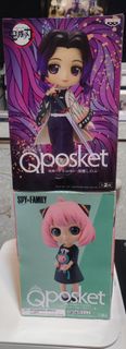 Q posket 鬼滅之刃 忍 & SPY FAMILY Anya 公仔