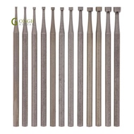 12 Pcs Round Cup Burr Set, 3/32Inch Shank Wire Rounder Bits Jewelry Carving Bits (0.8-3.0mm)