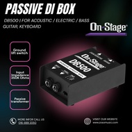 ON STAGE DB500 PASSIVE DI BOX (ON STAGE/ DB500/ DI BOX/ PASSIVE DI BOX)