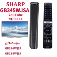 replacement For SHARP Android TV Remote Control YouTube Netflix (IR-326) /Android TV gb326wjsa gb345