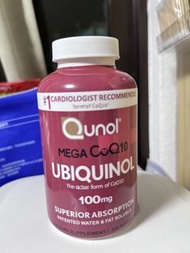 Qunol Mega CoQ10 Ubiquinol 100mg 補充劑