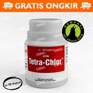 Medion Vita Tetra Chlor Obat Ayam CRD Snot Pilek Ngorok 50 Tablet Tetrachlor Antibiotik Multivitamin