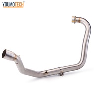 51 mm For Suzuki Gixxer 250 SF Motorcycle Full Exhaust System Header Middle Link Pipe GIXXER250 sf S