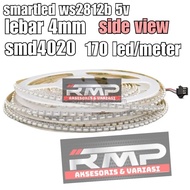 Ws2812b side view 170 led and 144 led per meter led rgb ws2812 side View smartled rgb