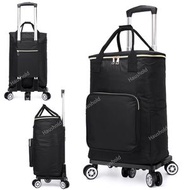 新款五輪摺疊 購物袋可拆卸 購物車 手拉車 買餸車 便攜式 保暖 保冷 手推車