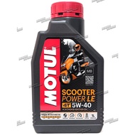 MESIN MOTUL MATIC 4T SCOOTER POWER LE 5W40 1L GOLD ORIGINAL HONDA YAMAHA NOT GARDAN SHELL IDEMITSU M