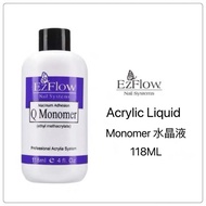 🇲🇾Ready Stock 118ML EzFlow Q Monomer 3D 水晶液 Acrylic Liquid Crystal Nail Art Nail Extension Carving L