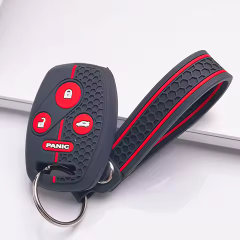 4 Button Silicone Remote Key Cover Fit Honda Civic Accord Pilot Odyssey Insight Stream 2004 Car Key 