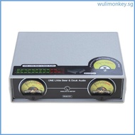 WU VU Dual Analog VU Meter 2-Way Amplifier Speaker Switch  Switcher Box