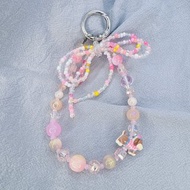 Rom828串珠手機鍊-可愛線條小狗 269