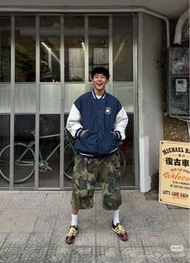 本地購入全新converse匡威復古防水棒球外套-深藍色