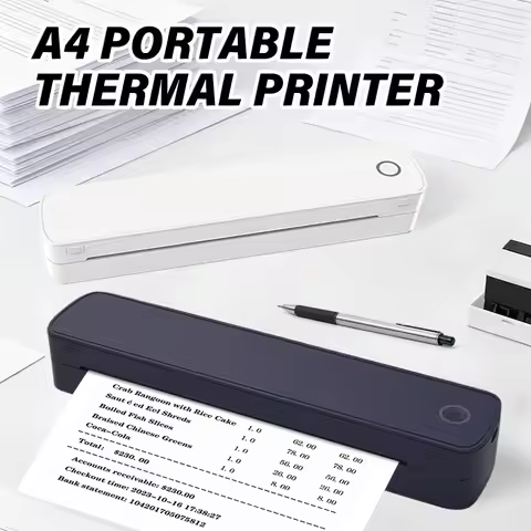Mini Portable A4 Thermal Printer Picture Document A4 Thermal Paper Printing Machine Tattoo Maker Ink