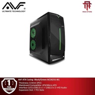AVF ATX Casing with PSU 500W 20+4pin USB3.0+Audio Sata*2 cable Green ACEX231-BG Orange ACEX231-BO / 