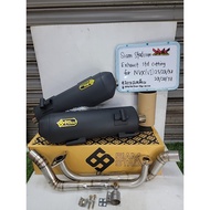 SIAM STADIUM EXZOS PIPE STD CUTTING AEROX V1 V2 25-28-38MM 28-28-38MM NVX V1 V2