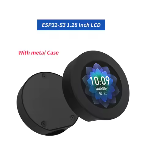 ESP32-S3 1.28inch IPS Round LCD Development Board 32-bit LX7 Dual-core Processor GC9A01 Display Driv