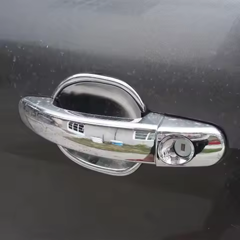 ABS Chrome Car Door Handle Protection Cover Trim For Ford Focus 2 3 4 MK2 MK3 MK4 Auto Sticker Acces
