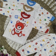 3 baby Long Sets baby Long Set Oblong baby Pajamas Toy Motif baby Age 3 - 16 Months