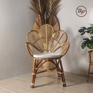 Handmade Knockdown Woven Rattan Chair Rattan Woven Chair Easy Assembly - Bia Flower Chair