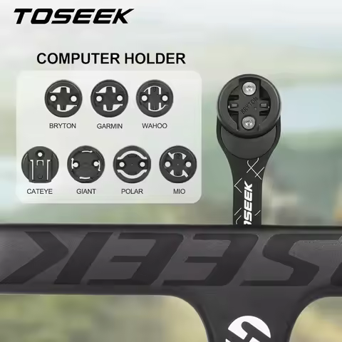 TOSEEK Bicycle Computer Holder Bike Stopwatch Mount Multifunction Cycling Speedomet GPS Mount for Ga