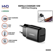 UGREEN USB Wall Charger 5V/2.1A - ED011 Black