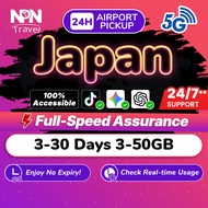Japan SIM Card Pro 5-30Days 3-30GB 5G/4G Data | Instant Airport Pickup | High Speed Travel Data Japa