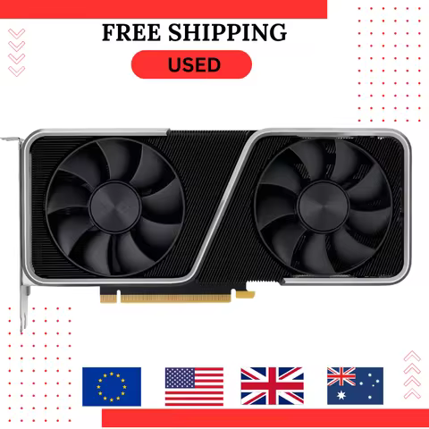 USED NVIDIA GeForce RTX 3060 Ti Founders Edition 8GB GDDR6 Graphics Card