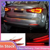 2PCS Car Red Len Led Rear Bumper Reflector LED Brake Light Tail Fog Lamp for Kia K3 Cerato Forte 201