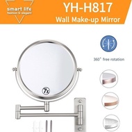 Cermin Dinding 8 Inci Cermin Dinding Dua Sisi Lengan Ayun Cermin Solek Cermin Solek Dilekap di Dindi