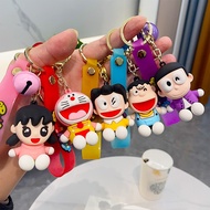 New Cute Doraemon Keychain Funny Doraemon Couple Bag Pendant Keychain Gift