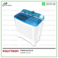 Mesin Cuci 2 Tabung 9 Kg Polytron Pwm 9072 [Bdg] New Stock