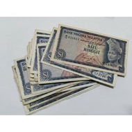 Offer Banknote Malaysia Rm1 Siri 1 Condition VF Seperti Di Gambar