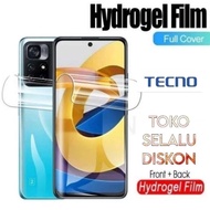 Anti-scratch HYDROGEL CLEAR CLEAR TECNO N6 SPARK 7 PRO 8 PRO 8P 9 10C 10 PRO GO 2023 POWER 2 CAMON 2
