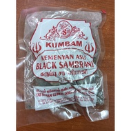 kumbam black sambrani kemenyan asli warna Hitam 70g