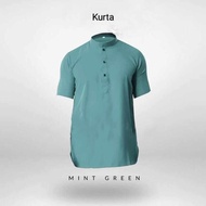 Baju Kurta Lengan Pendek Bar Collar baju Raya 2024 #bajukurtapendak #kurtamurah