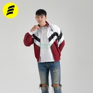 Jaket Retro | Sport Jacket | Jaket Parasut Pria - Maroon Premium