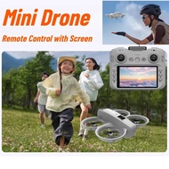 GT3 LCD Display 4K Mini Drone | 180° Adjustable Camera RGB Lights Rotor Guard i1PRO Z4 RC Toy Gift