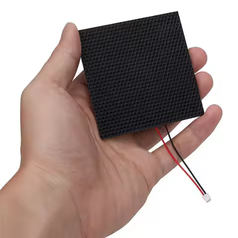 7.3V 0.8W PET Mono Crystalline Solar Panel 70Mmx70mm Waterproof With Wires For DIY Solar Light